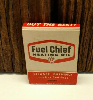 Vintage Texaco Fuel Chief Heating Oil And S&h Green Stamps Fuel Heating Oil