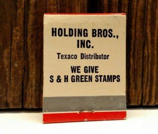VINTAGE TEXACO FUEL CHIEF HEATING OIL AND S&H GREEN STAMPS FUEL HEATING OIL 2