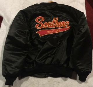 Vintage Satin Southern Pacific Jacket Railroad Lines Made In Usa Xl Rare Vtg