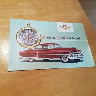 1950s Cadillac Precision Is Our Watchword Pamphlet