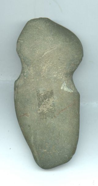 Indian Artifacts - Polished Hardstone Axe - Over Flow Pond Site