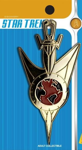 Star Trek Discovery Mirror Universe Command Logo Gold Badge Metal Enamel Pin