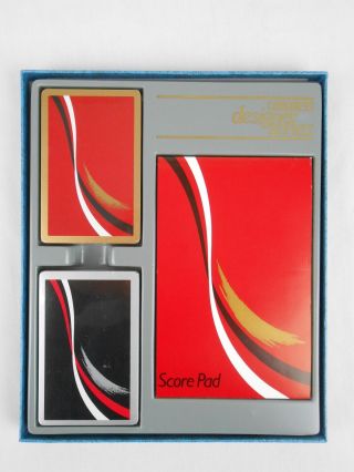 Congress Designer Series Bridge Playing Cards 2 Decks Vintage Cards