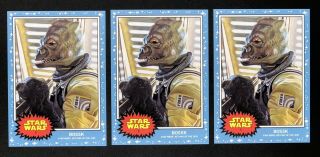 (3) 2019 Topps Living Set Star Wars Bossk 5 Only 2205 Printed