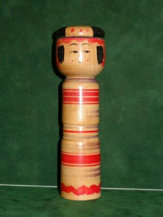 Japanese Vintage Folk Craft Wood Traditional Kokeshi Doll " Yajiro " Hand Painted