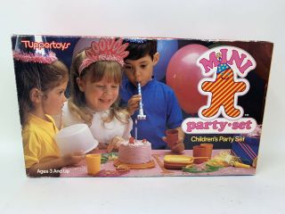 Vintage Tuppertoys Mini Party Set 1987 Children 