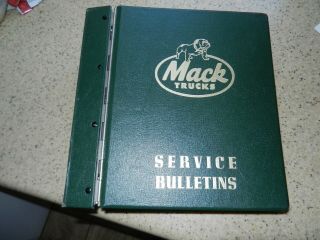 Vintage Mack Trucks Service Bulletin Binder 1960 