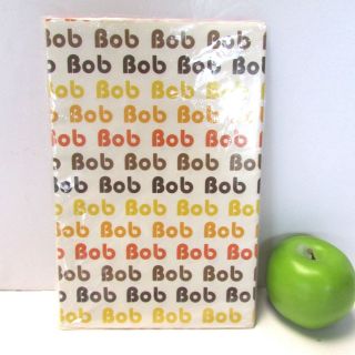 Vintage Wrapping Paper Personalized 80s Gift Wrap " Bob " One Sheet,  Remnants