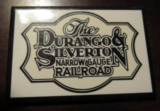 Vintage The Durango & Silverton Narrow Gauge Railroad Fridge Magnet - Railway 2