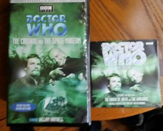 Doctor Dr Who The Crusade/the Space Museum[1965] Vhs & Cd/audio Postcards Ntsc