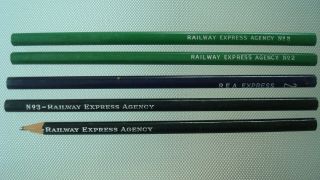 5 Railway Express Agency Rea Express Pencils