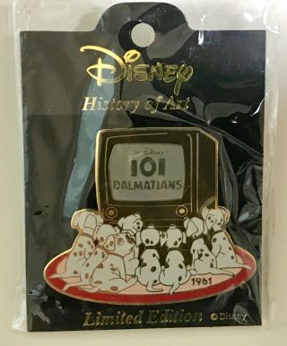 Disney Japan Pin 13084 History Of Art 101 Dalmatians (1961)