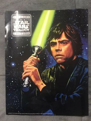 The Star Wars Trilogy Special Edition Movie Poster 1996 Luke Skywalker