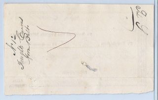 Freight Bill for the Maryland and Virginia Steam Boat Co.  Dated Nov.  17,  1832 2