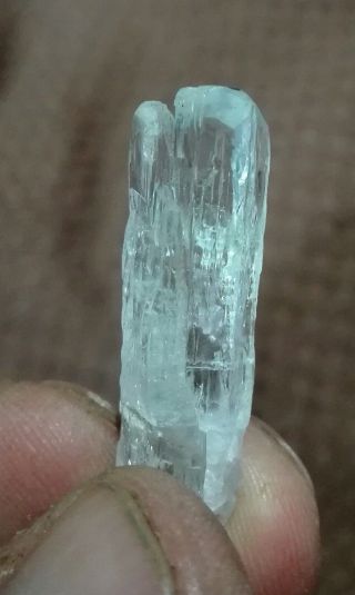 Wow Terminated 24 Crts 100 Natural Aquamarine Crystal Of Pakistan