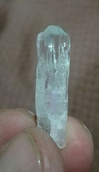 Wow Terminated 24 crts 100 Natural Aquamarine crystal of pakistan 3