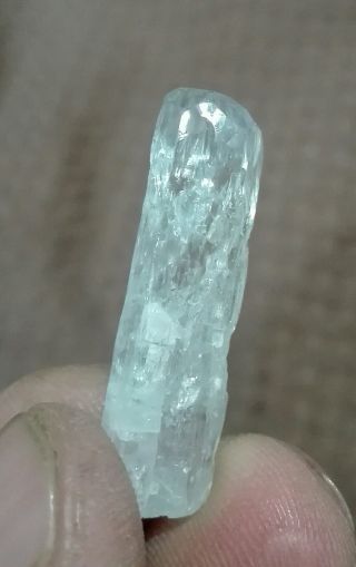 Wow Terminated 24 crts 100 Natural Aquamarine crystal of pakistan 4