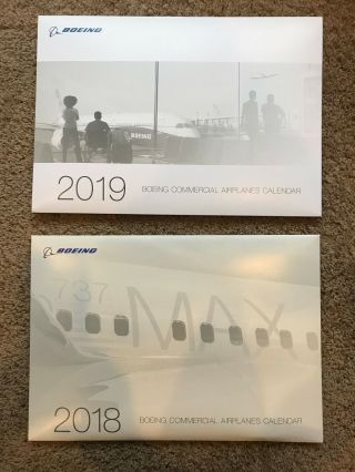 2018 & 2019 Official Boeing Calendars,  Desk Calendars