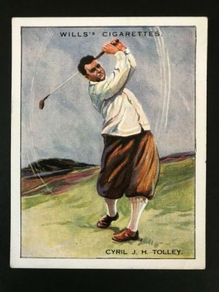1930 W.  D.  & H.  O.  Wills Famous Golfers: Cyril Tolley 21