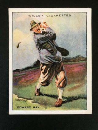 1930 W.  D.  & H.  O.  Wills Famous Golfers: Edward Ray 18