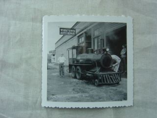 Vintage Photo Custom Train Car At Winston 