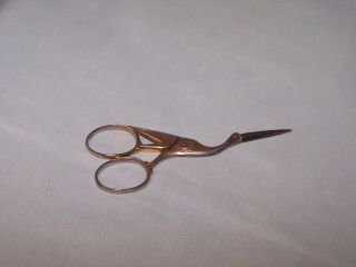 Vintage Crane/Stork Scissors Collectible Scissors Made In Germany 4