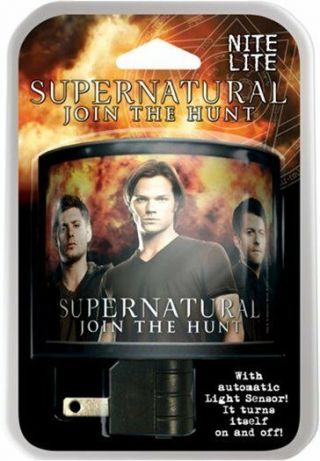 Supernatural Tv Series Sam,  Dean And Castiel Figures Photo Night Light,