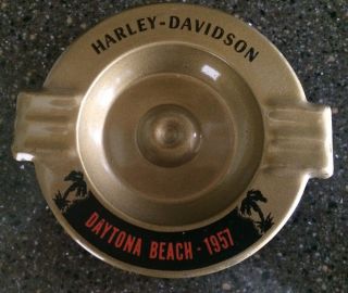1957 Harley Davidson Daytona Beach Ashtray