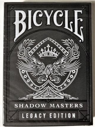 Bicycle Shadow Masters Legacy Edition Ellusionist Playing Cards Deck Uspcc