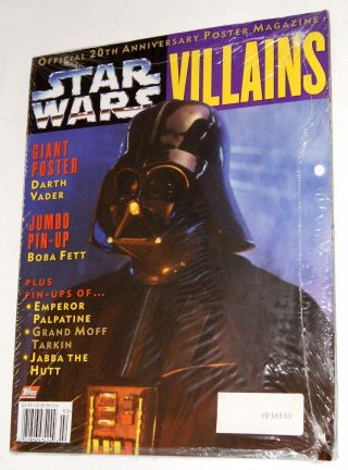 3 Star Wars Giant Poster Magazines Villains,  Heroes Luke Leia Han Vader