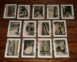 Vintage Southern Pacific Lines Railroad train Souvenir Playing Cards 3