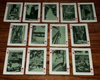 Vintage Southern Pacific Lines Railroad train Souvenir Playing Cards 6