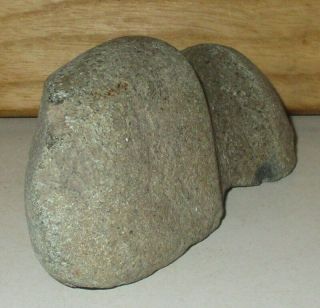 AUTHENTIC NATIVE AMERICAN INDIAN STONE TOMAHAWK HEAD ARTIFACT - CHESTER COUNTY,  PA 2