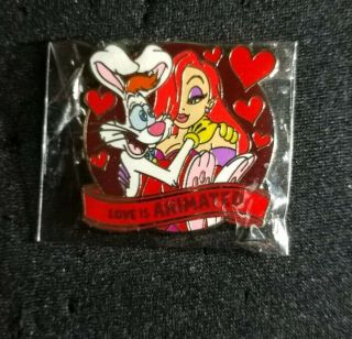 Disney Love Is An Adventure Jessica & Roger Rabbit Love Is Animated Pin Le 250