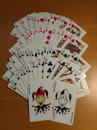 VINTAGE SOUVENIR OF FLORIDA PLASTIC COATED PLAYING CARDS PRE - DISNEY WORLD 2