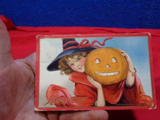 Antique Halloween Postcard 1
