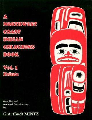 Rare Native American Coloring Book Northwest Coast First Nations Designs
