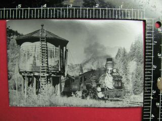 Photo Denver & Rio Grande Western Railroad Locomotive 476 Needleton Water Tank