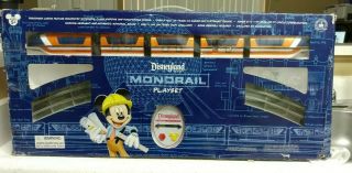 Disney Parks Disneyland Resort Monorail Orange Playset Remote Controlled