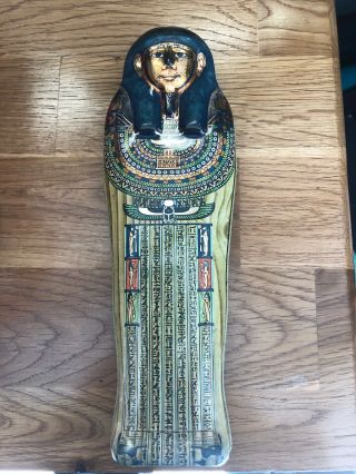 British Museum Hunkydory Egyptian Mummy Tin Designed By Barnsley Canister 1989