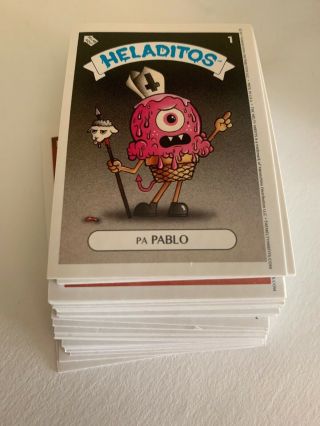 Full 54 Card Set 2017 Buff Monster Melty Misfits Heladitos Cards