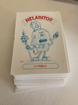 Full 54 Card Set 2017 Buff Monster Melty Misfits Heladitos Cards 2