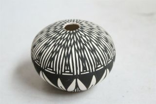 Acoma Pueblo Gwen Patricio 3d Op Art Geometric Pottery Vase