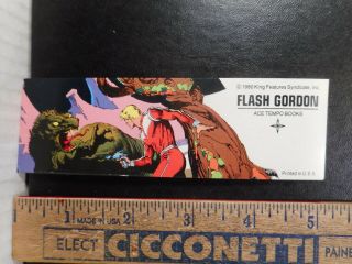 Flash Gordon Ace Tempo Books Advertising Bookmark (1980) 628tb.