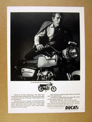 1966 Ducati 160 Monza Jr Junior Motorcycle Photo Vintage Print Ad