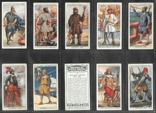 Player 1930 Interesting (military) Full 50 Card Set " History Of Naval Dress "