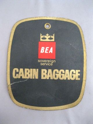 Vintage Bea British European Airways Luggage Labels