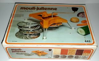 Vintage Mouli - Julienne Moulinex 445 Grater Slicer French