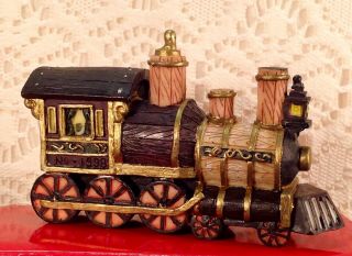 1998 Jc Penny Home Towne Express Engine Ornament Week 37 Train Collectible