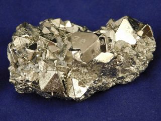 PYRAMID Shaped PYRITE Crystals A Tetrahedron Crystal Cluster From Peru 153gr e 5